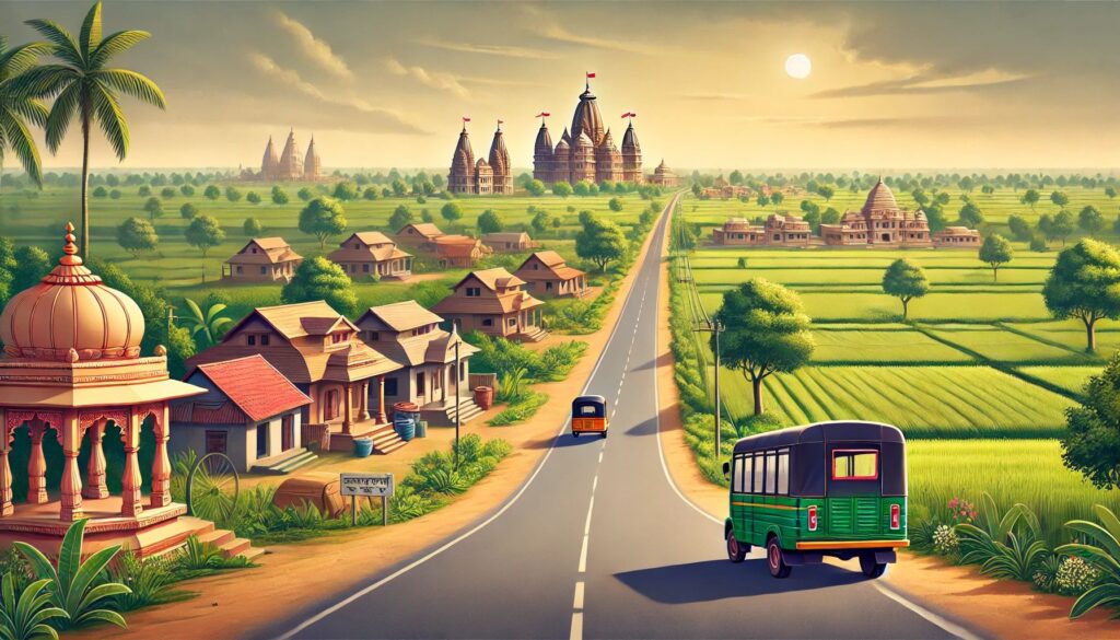 Barsana To Govardhan Distance