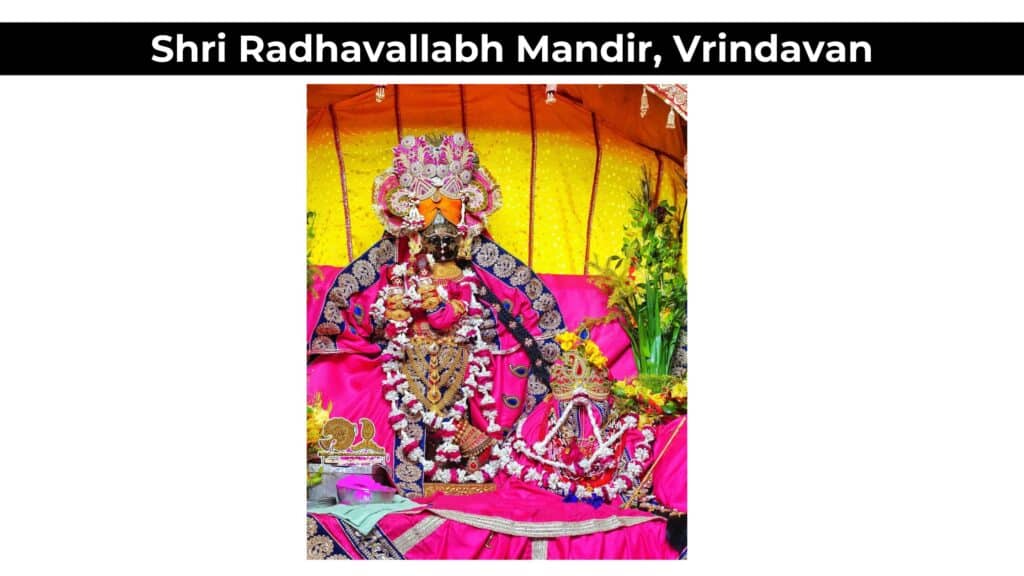 Radha Vallabh Mandir Vrindavan